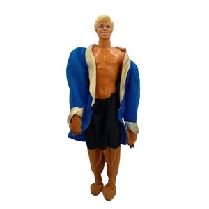 1988‎ Vintage Malibu Beach Ken Doll Redressed Disney Beauty & Beast Costume Toy